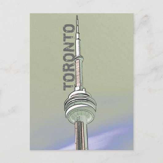 Postkarte des Turms Toronto (Vorderseite)