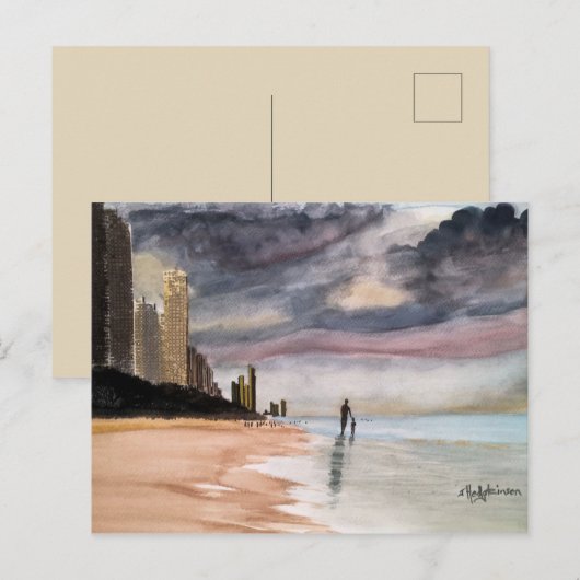 POSTKARTE DES ÜBERSICHERERS (Vorne/Hinten)