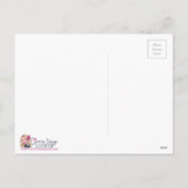 Postkarte des Valentine-Liebe-Musik-Mädchen-| (Rückseite)