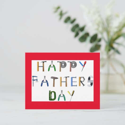 Postkarte des Vaters (Stehend Vorderseite)