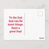 Postkarte des Vaters (Rückseite)