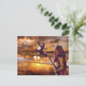 Postkarte des Vaters (Stehend Vorderseite)