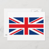 Postkarte des Vereinigten Königreichs (Vorne/Hinten)