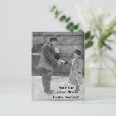 Postkarte des Vereinigten Staaten gerettet (Stehend Vorderseite)