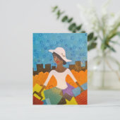 Postkarte des verschalteten Pakets (Stehend Vorderseite)