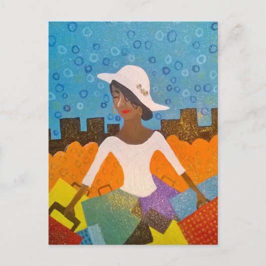 Postkarte des verschalteten Pakets (Vorderseite)