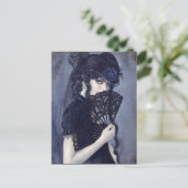 Postkarte des verzauberten Abends (Stehend Vorderseite)