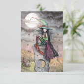 Postkarte des verzauberten Oktober (Stehend Vorderseite)