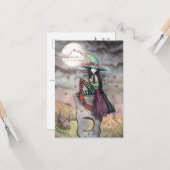 Postkarte des verzauberten Oktober (Vorderseite/Rückseite Beispiel)