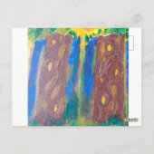 Postkarte des verzauberten Waldes (Rückseite)