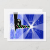 Postkarte des Weihnachtshauses (Vorne/Hinten)