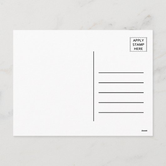 Postkarte des Weihnachtsmanns (Rückseite)