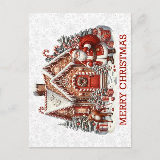 Postkarte des Weihnachtsmanns (Vorderseite)