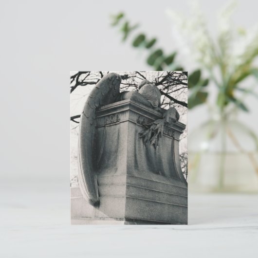 Postkarte des weinenden Engels (Stehend Vorderseite)