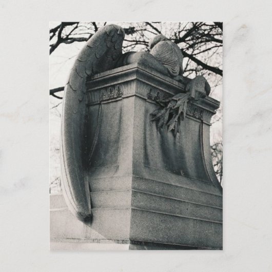 Postkarte des weinenden Engels (Vorderseite)