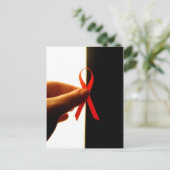 Postkarte des Welt-AIDS-Tages (Stehend Vorderseite)
