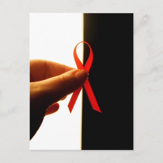 Postkarte des Welt-AIDS-Tages (Vorderseite)