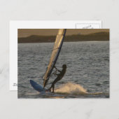 Postkarte des Windsurfbilds (Vorne/Hinten)