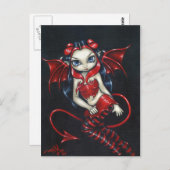 Postkarte "Devilish Fairy" (Vorne/Hinten)