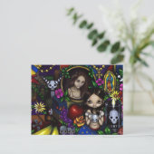 Postkarte "Dia de los Muertos" (Stehend Vorderseite)