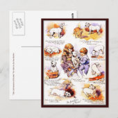Postkarte: Die Abenteuer des Hundes Pincher Postkarte (Vorne/Hinten)