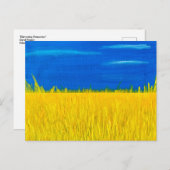 Postkarte "Die Demokratie ernten" (Vorne/Hinten)