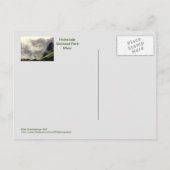 POSTKARTE: "DIE HALEAKALA STEIGT DURCH DIE KLOUDS  POSTKARTE (Rückseite)