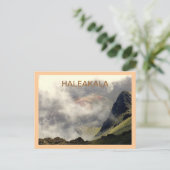 POSTKARTE: "DIE HALEAKALA STEIGT DURCH DIE KLOUDS POSTKARTE (Stehend Vorderseite)