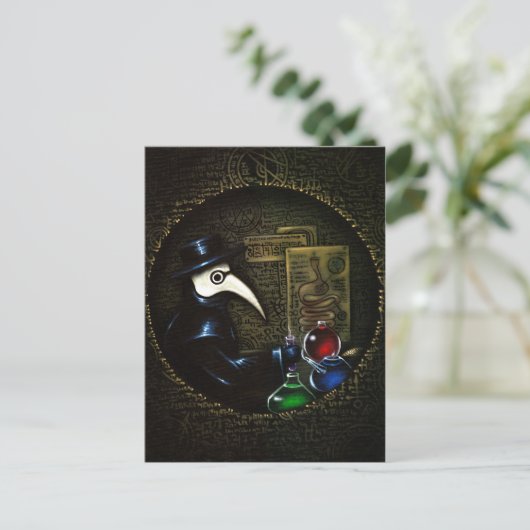 Postkarte "Die Rache der Alchemisten" (Stehend Vorderseite)