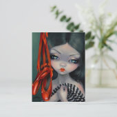 Postkarte "Die roten Schuhe" (Stehend Vorderseite)