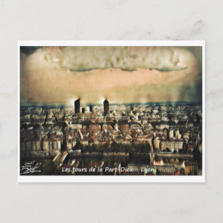 Postkarte Die Türme des Gottes