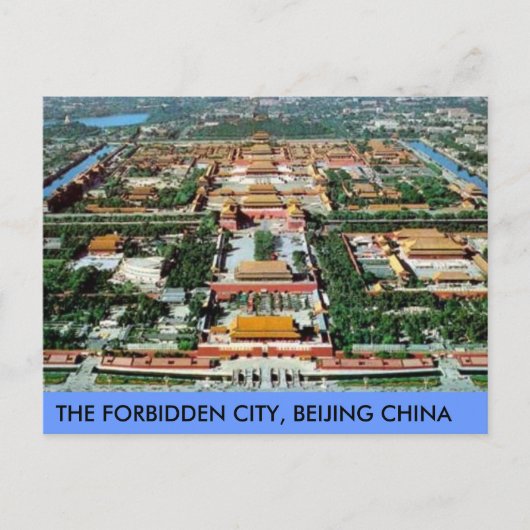 Postkarte Die verbotene Stadt Peking China (Vorderseite)