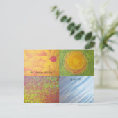 Postkarte "Die vier Jahreszeiten" (Stehend Vorderseite)