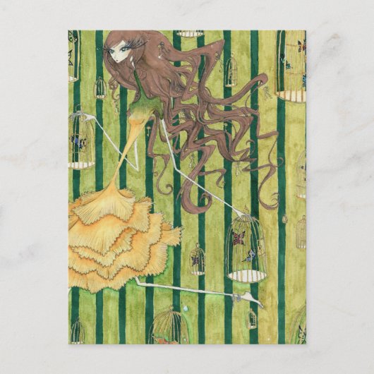 Postkarte "Die Wand" (Vorderseite)