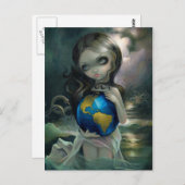 Postkarte "Die Welt" (Vorne/Hinten)