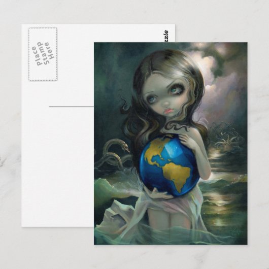 Postkarte "Die Welt" (Vorne/Hinten)