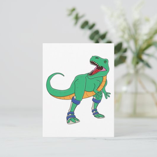Postkarte Dino AFO (Stehend Vorderseite)