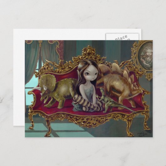 Postkarte "Dinosaur Friends I" (Vorne/Hinten)