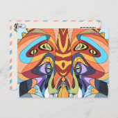 Postkarte Dinosaur - Stellasaurus (Vorne/Hinten)