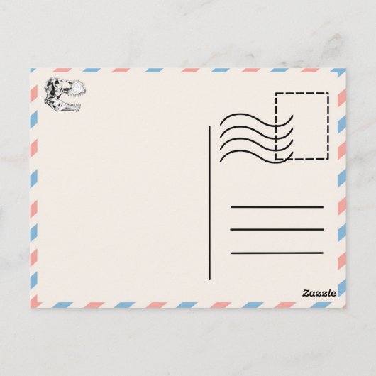 Postkarte Dinosaur - Stellasaurus (Rückseite)