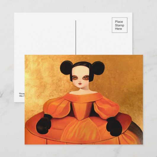 Postkarte "Disneyland" (Vorne/Hinten)