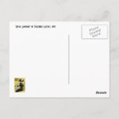 Postkarte: Divan Japonais von Toulouse-Lautrec Postkarte (Rückseite)