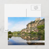 Postkarte Dordogne und Beynac-et-Cazenac Bar (Vorne/Hinten)