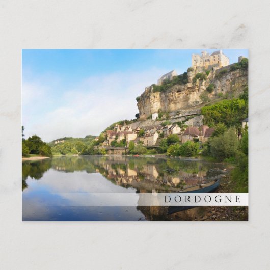 Postkarte Dordogne und Beynac-et-Cazenac Bar (Vorderseite)