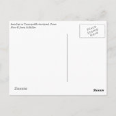 Postkarte Dorsets Snowdrops (Rückseite)