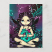 Postkarte "Drache des Totensturms" (Vorderseite)