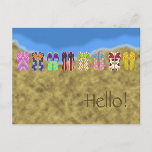 Postkarte dreh Flop Ocean (Vorderseite)