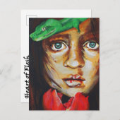 Postkarte drucken - Eva and Serpent (Vorne/Hinten)