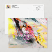 Postkarte "Duft der Liebe" (Vorne/Hinten)