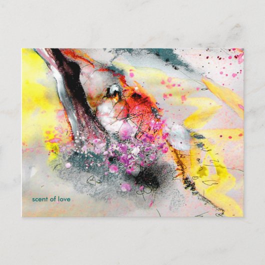 Postkarte "Duft der Liebe" (Vorderseite)